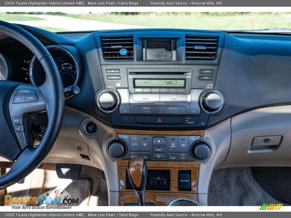 2009 Toyota Highlander Hybrid Limited 4WD Wave Line Pearl / Sand Beige Photo #32