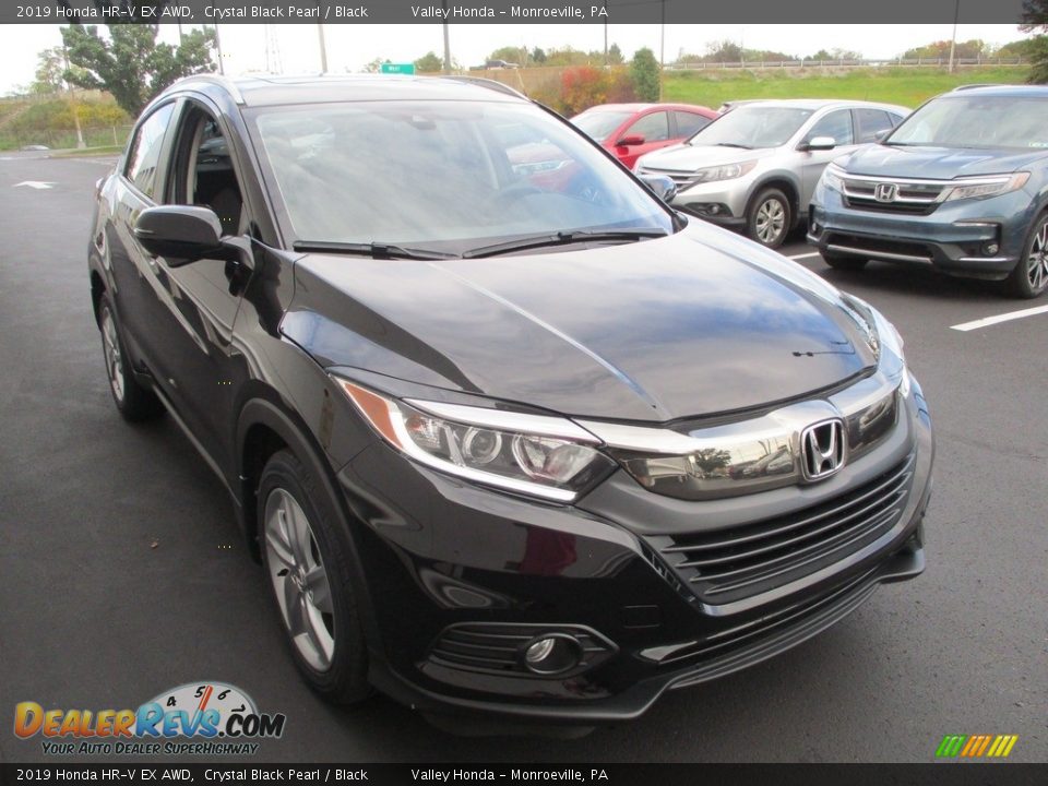 2019 Honda HR-V EX AWD Crystal Black Pearl / Black Photo #8