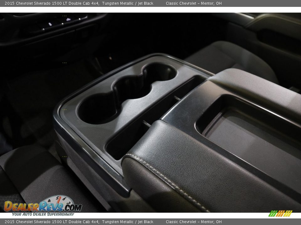 2015 Chevrolet Silverado 1500 LT Double Cab 4x4 Tungsten Metallic / Jet Black Photo #14