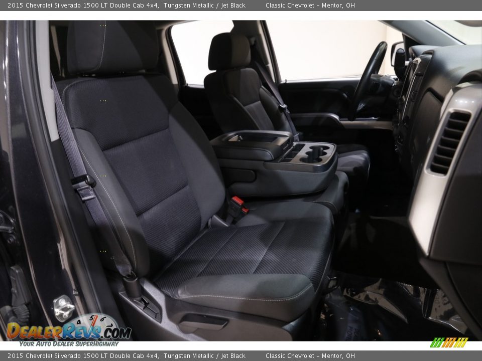2015 Chevrolet Silverado 1500 LT Double Cab 4x4 Tungsten Metallic / Jet Black Photo #15