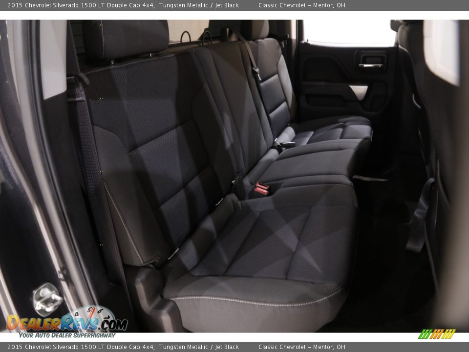 2015 Chevrolet Silverado 1500 LT Double Cab 4x4 Tungsten Metallic / Jet Black Photo #16