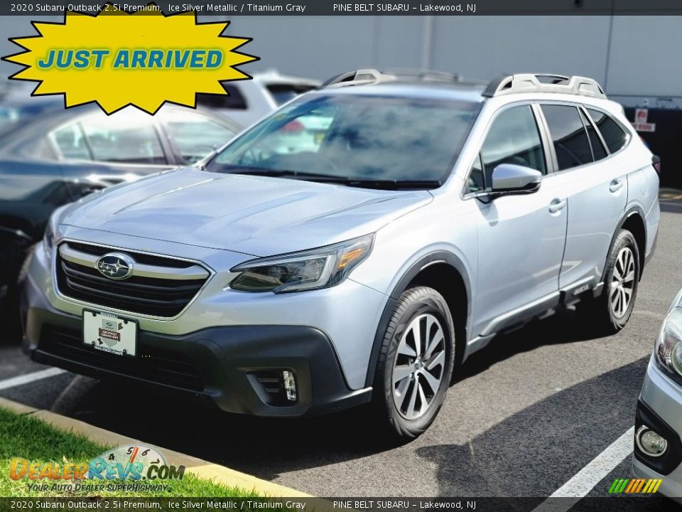 2020 Subaru Outback 2.5i Premium Ice Silver Metallic / Titanium Gray Photo #1