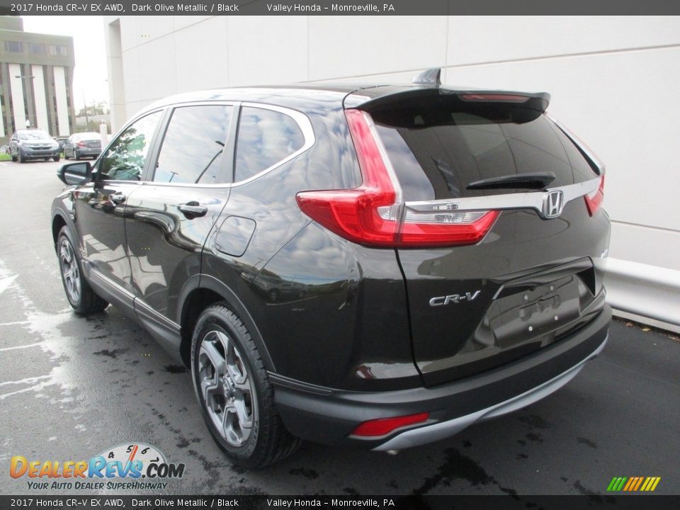 2017 Honda CR-V EX AWD Dark Olive Metallic / Black Photo #3