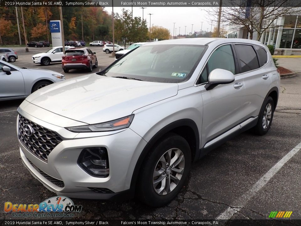 2019 Hyundai Santa Fe SE AWD Symphony Silver / Black Photo #1