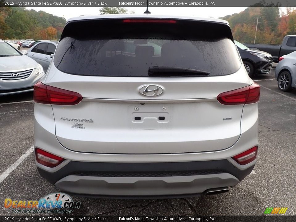 2019 Hyundai Santa Fe SE AWD Symphony Silver / Black Photo #3