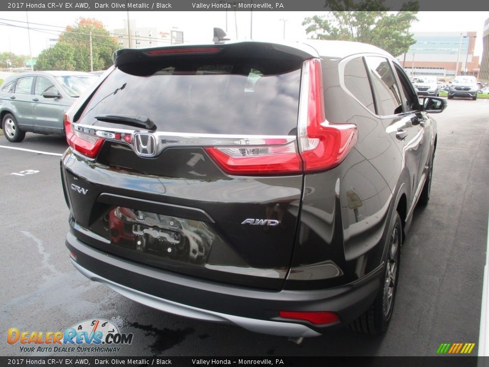 2017 Honda CR-V EX AWD Dark Olive Metallic / Black Photo #5