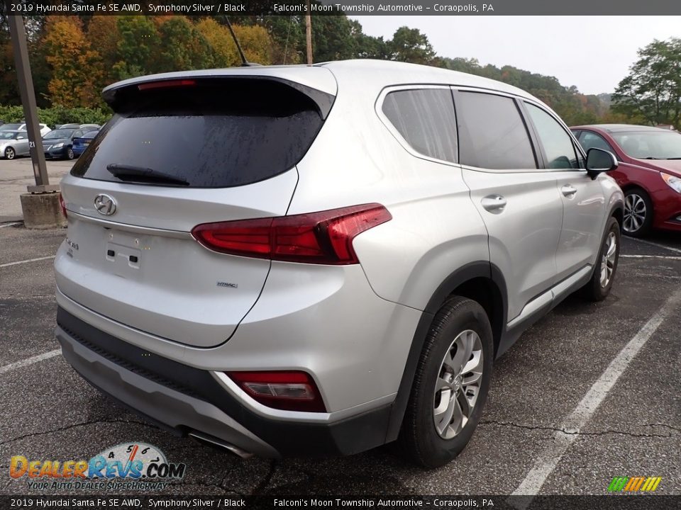 2019 Hyundai Santa Fe SE AWD Symphony Silver / Black Photo #4