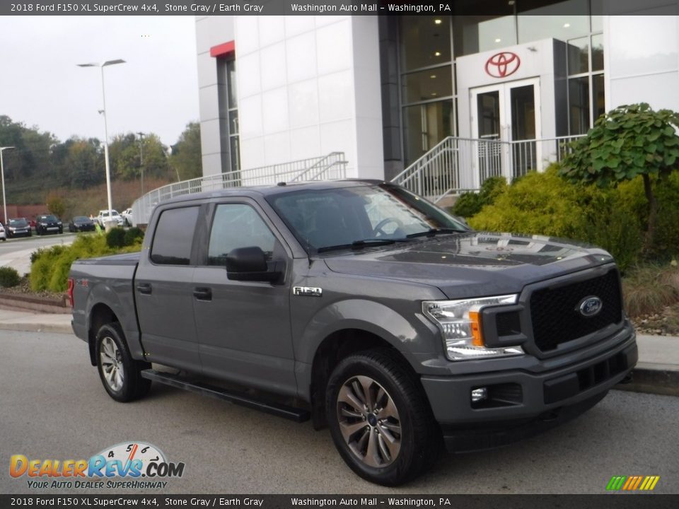 2018 Ford F150 XL SuperCrew 4x4 Stone Gray / Earth Gray Photo #1