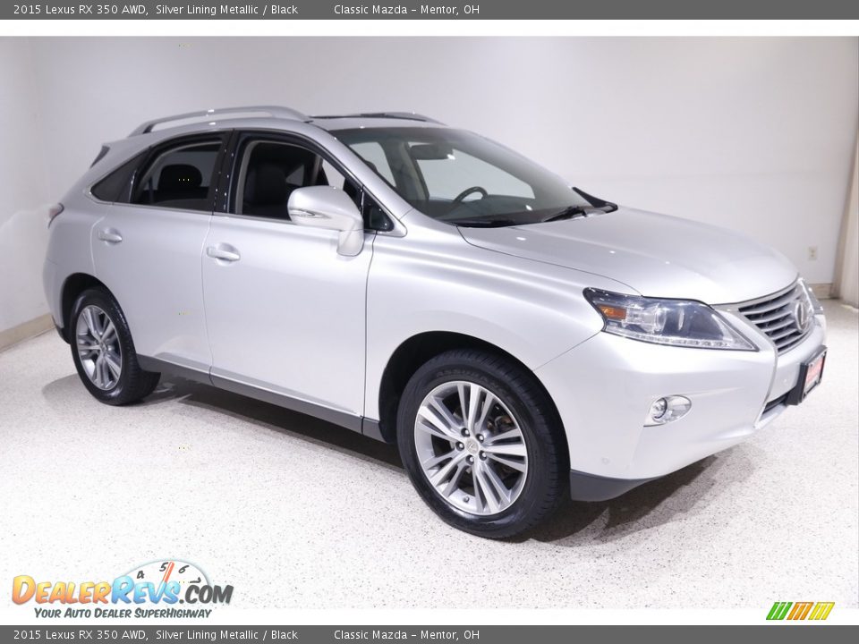 2015 Lexus RX 350 AWD Silver Lining Metallic / Black Photo #1