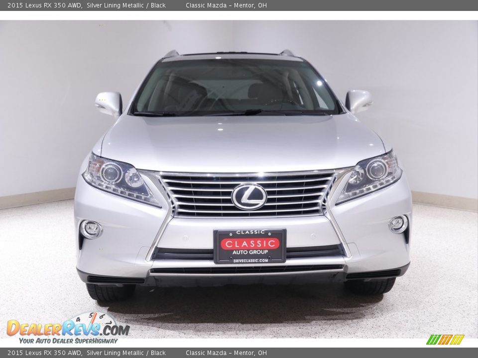 2015 Lexus RX 350 AWD Silver Lining Metallic / Black Photo #2