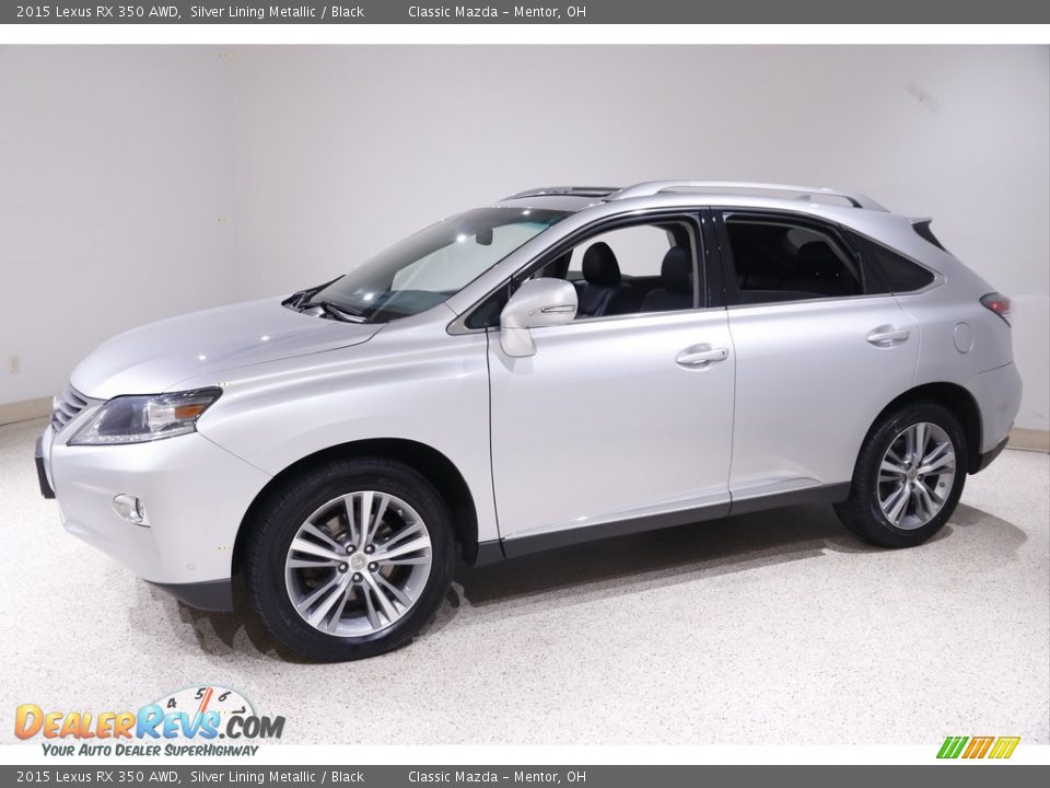 2015 Lexus RX 350 AWD Silver Lining Metallic / Black Photo #3