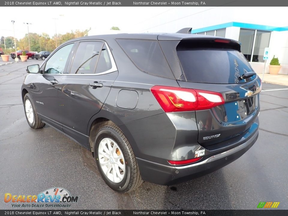 2018 Chevrolet Equinox LT AWD Nightfall Gray Metallic / Jet Black Photo #4