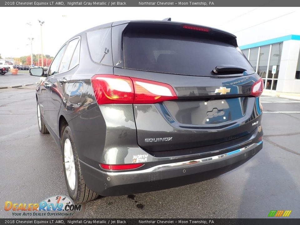 2018 Chevrolet Equinox LT AWD Nightfall Gray Metallic / Jet Black Photo #5