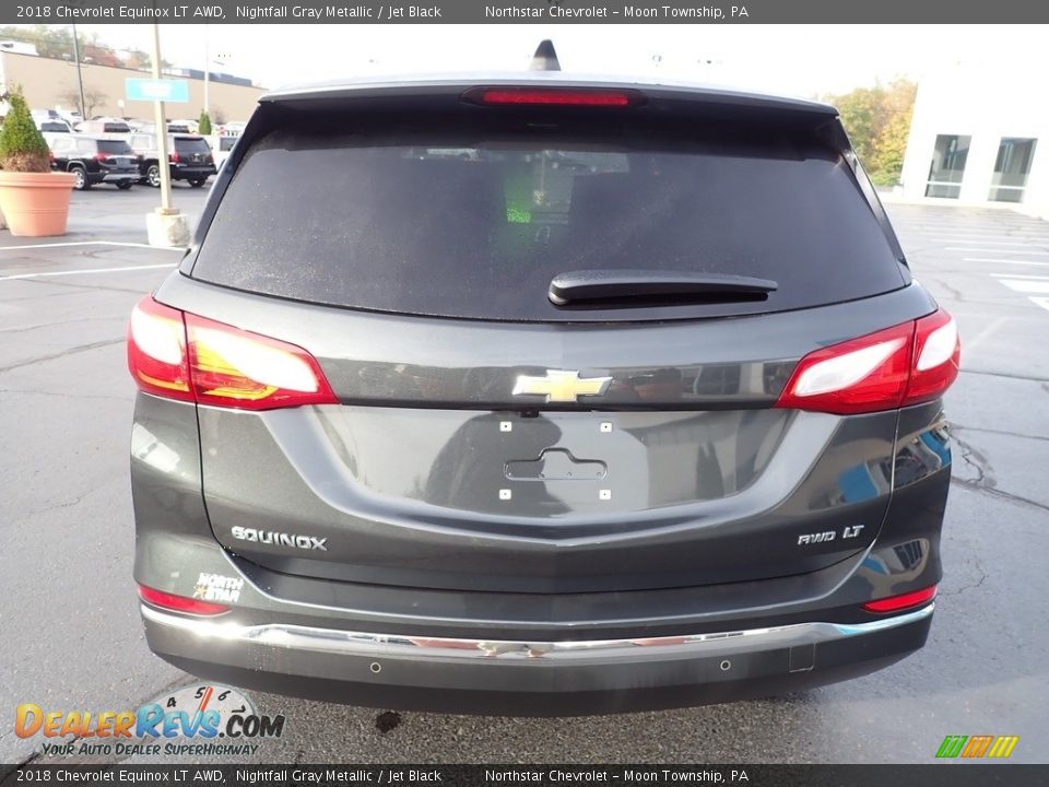 2018 Chevrolet Equinox LT AWD Nightfall Gray Metallic / Jet Black Photo #6