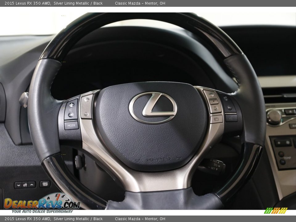 2015 Lexus RX 350 AWD Silver Lining Metallic / Black Photo #7