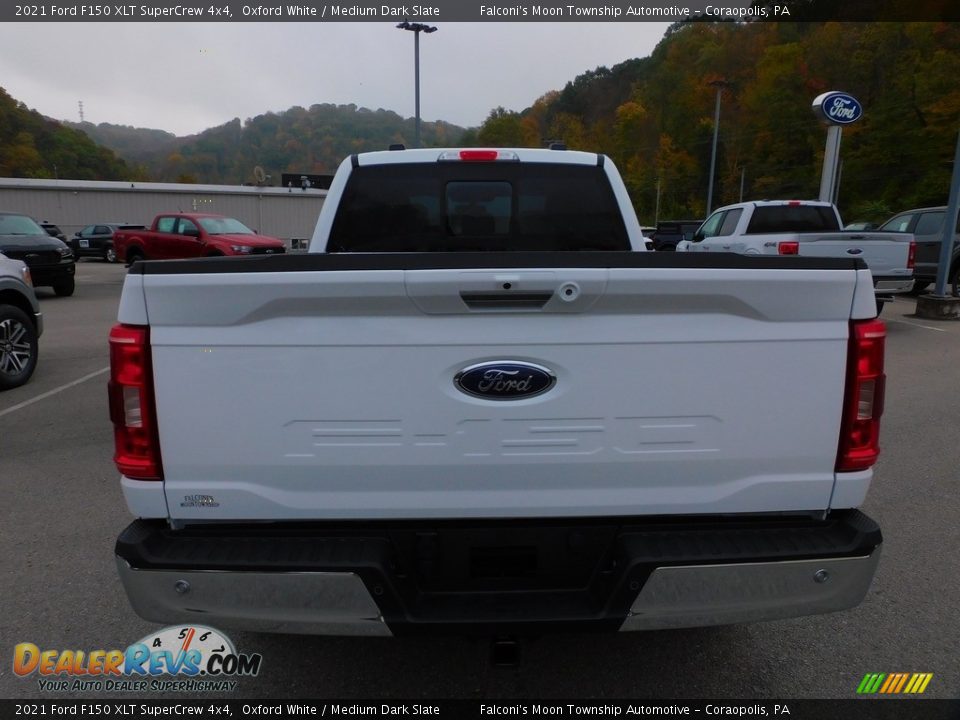 2021 Ford F150 XLT SuperCrew 4x4 Oxford White / Medium Dark Slate Photo #3