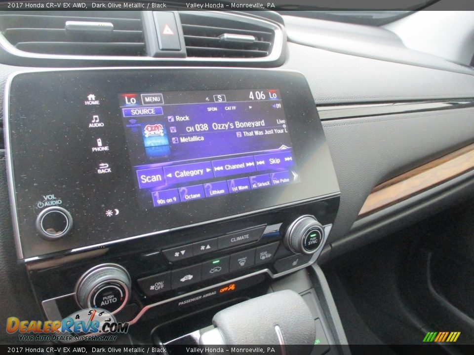 2017 Honda CR-V EX AWD Dark Olive Metallic / Black Photo #16