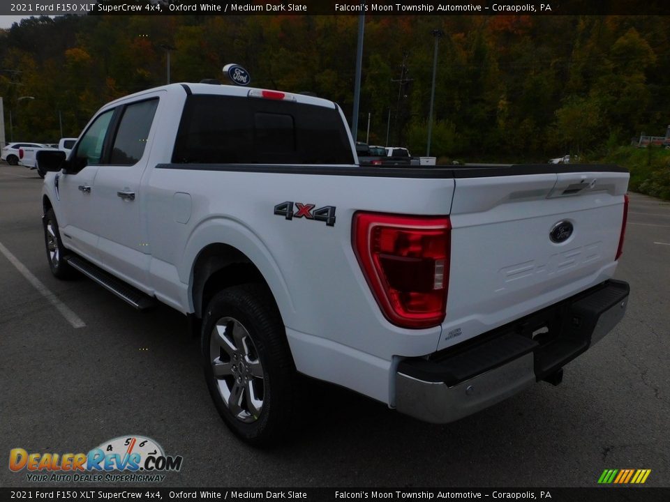 2021 Ford F150 XLT SuperCrew 4x4 Oxford White / Medium Dark Slate Photo #5