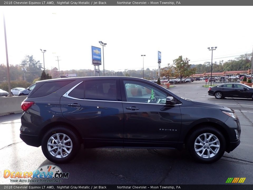 2018 Chevrolet Equinox LT AWD Nightfall Gray Metallic / Jet Black Photo #10