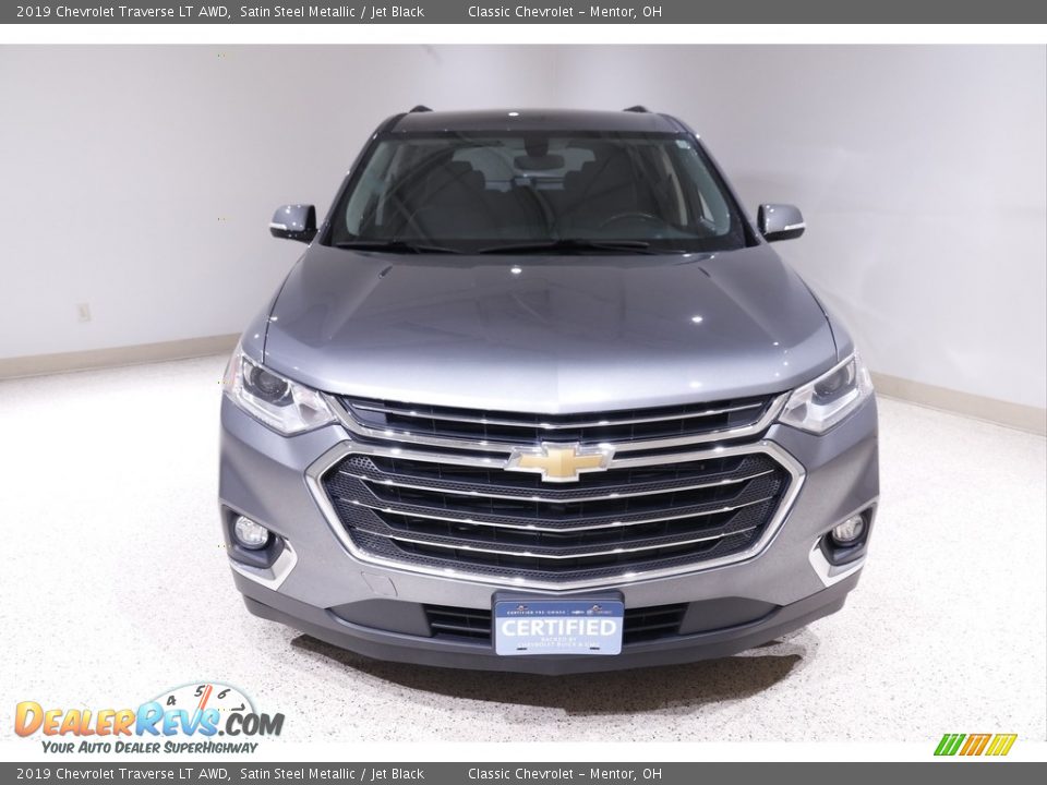 2019 Chevrolet Traverse LT AWD Satin Steel Metallic / Jet Black Photo #2