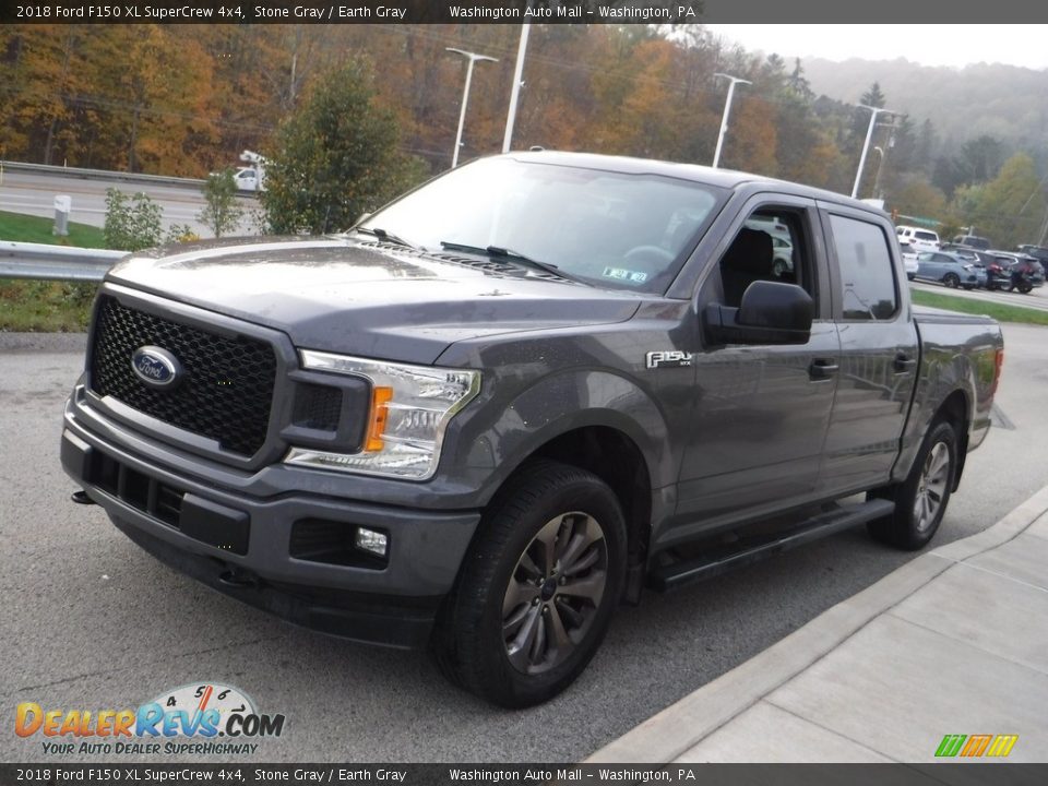 2018 Ford F150 XL SuperCrew 4x4 Stone Gray / Earth Gray Photo #14