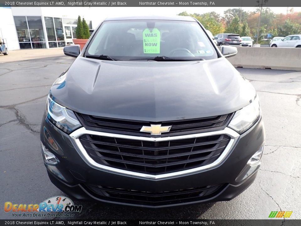 2018 Chevrolet Equinox LT AWD Nightfall Gray Metallic / Jet Black Photo #13