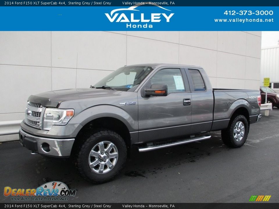 2014 Ford F150 XLT SuperCab 4x4 Sterling Grey / Steel Grey Photo #1