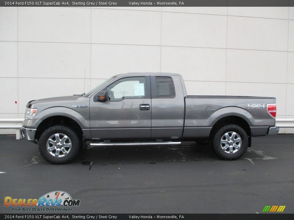 2014 Ford F150 XLT SuperCab 4x4 Sterling Grey / Steel Grey Photo #2