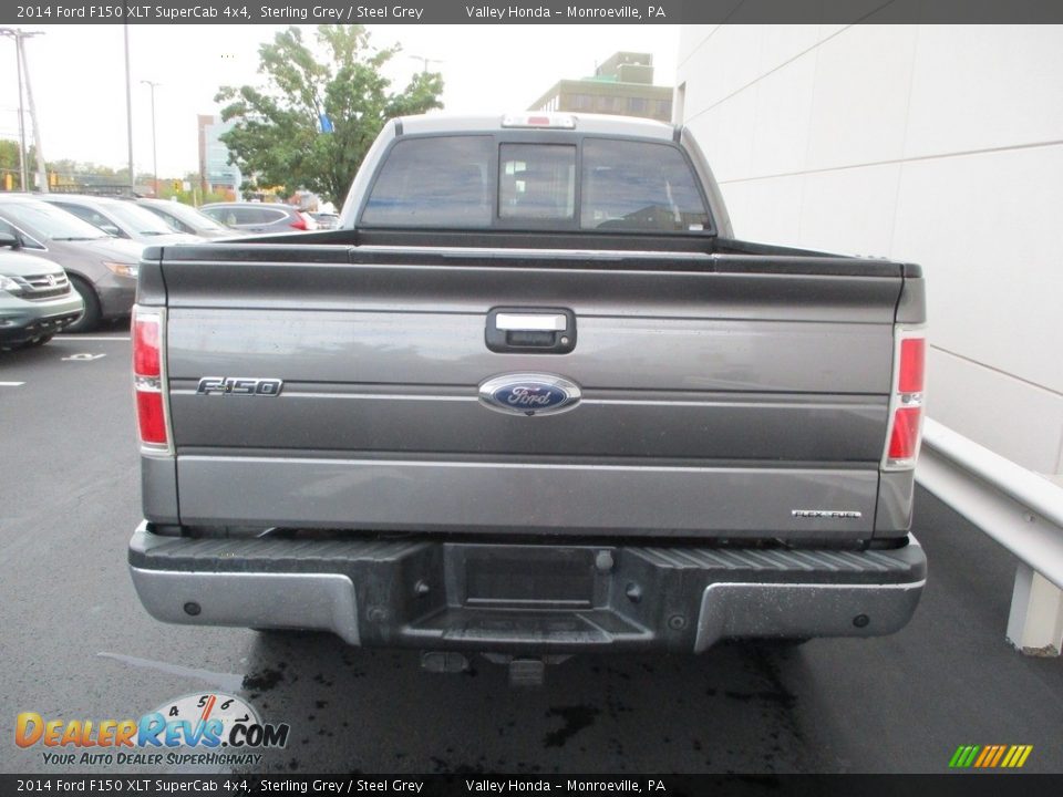 2014 Ford F150 XLT SuperCab 4x4 Sterling Grey / Steel Grey Photo #4