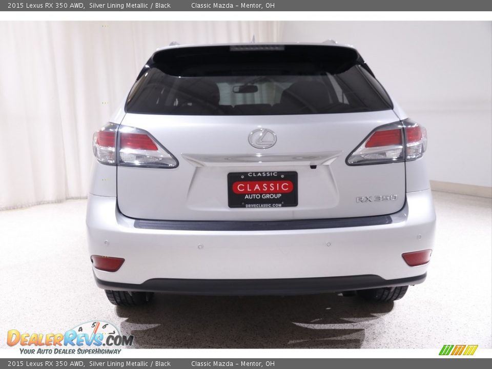 2015 Lexus RX 350 AWD Silver Lining Metallic / Black Photo #20