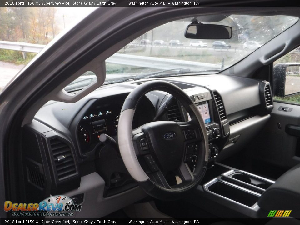 2018 Ford F150 XL SuperCrew 4x4 Stone Gray / Earth Gray Photo #23