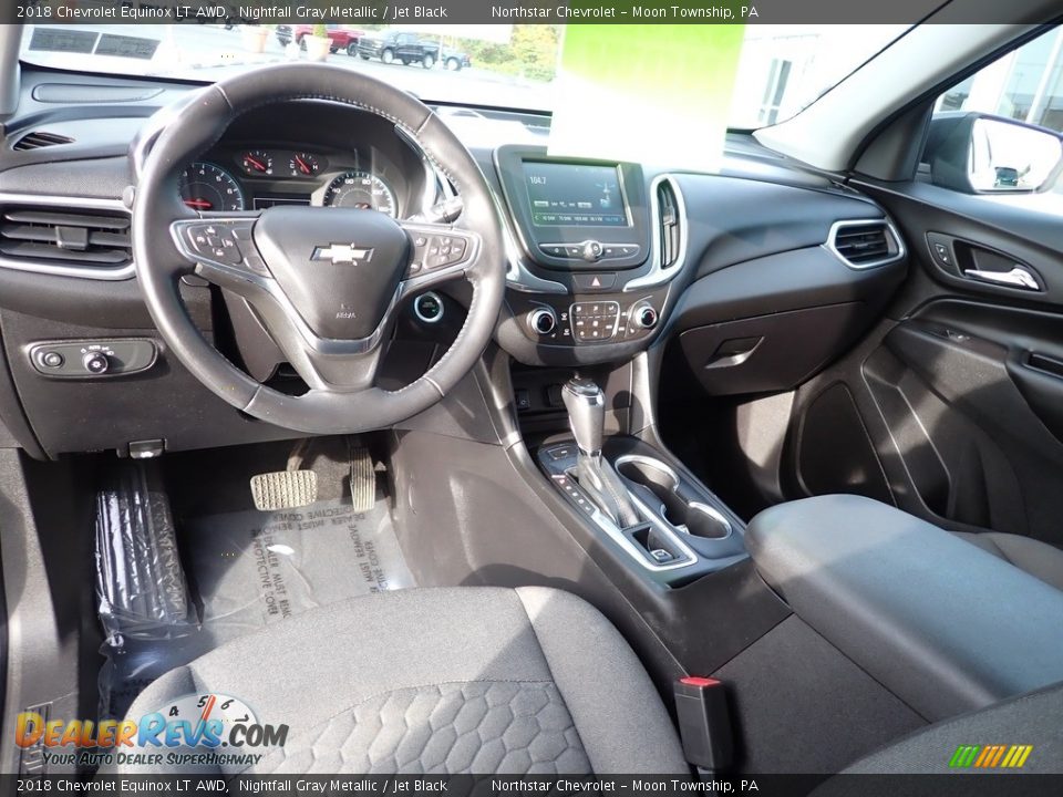 2018 Chevrolet Equinox LT AWD Nightfall Gray Metallic / Jet Black Photo #22