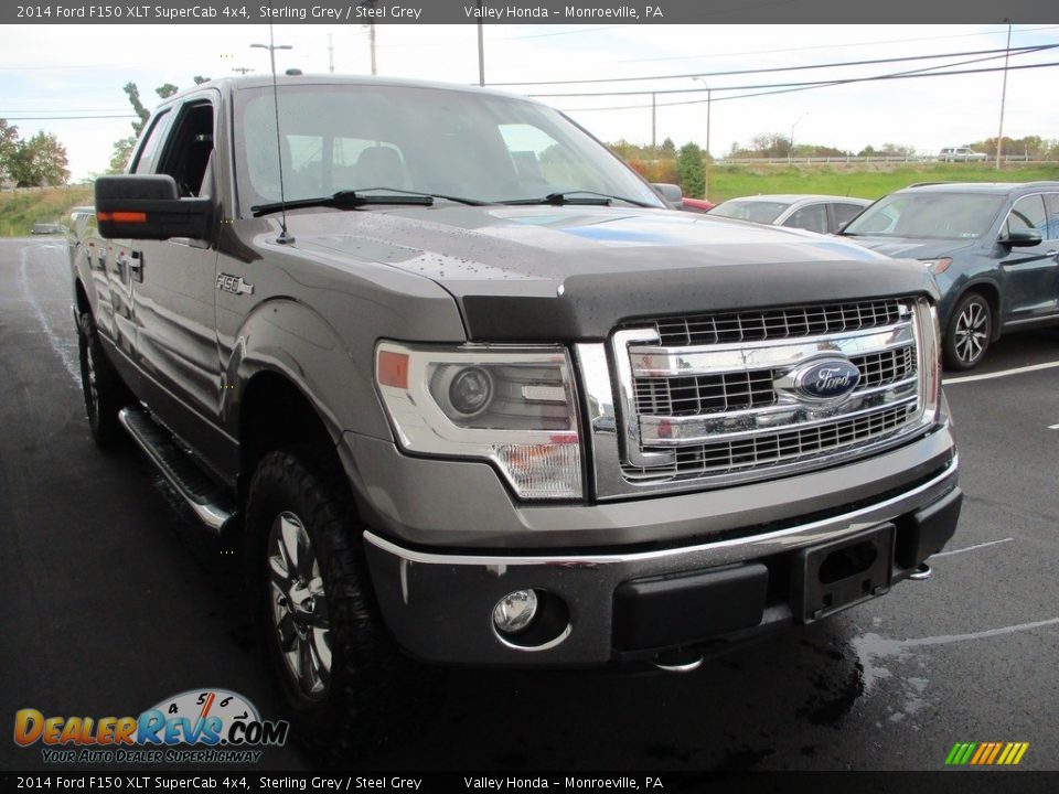 2014 Ford F150 XLT SuperCab 4x4 Sterling Grey / Steel Grey Photo #9