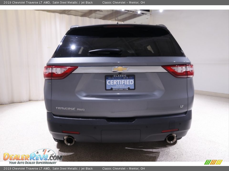 2019 Chevrolet Traverse LT AWD Satin Steel Metallic / Jet Black Photo #18