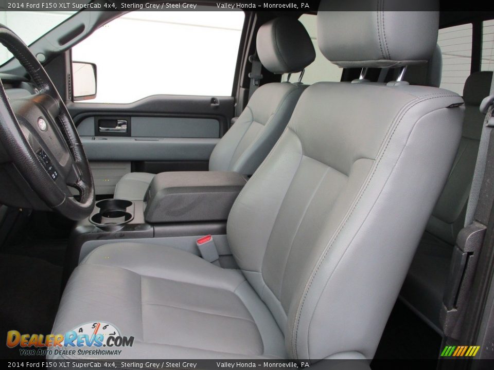 2014 Ford F150 XLT SuperCab 4x4 Sterling Grey / Steel Grey Photo #12