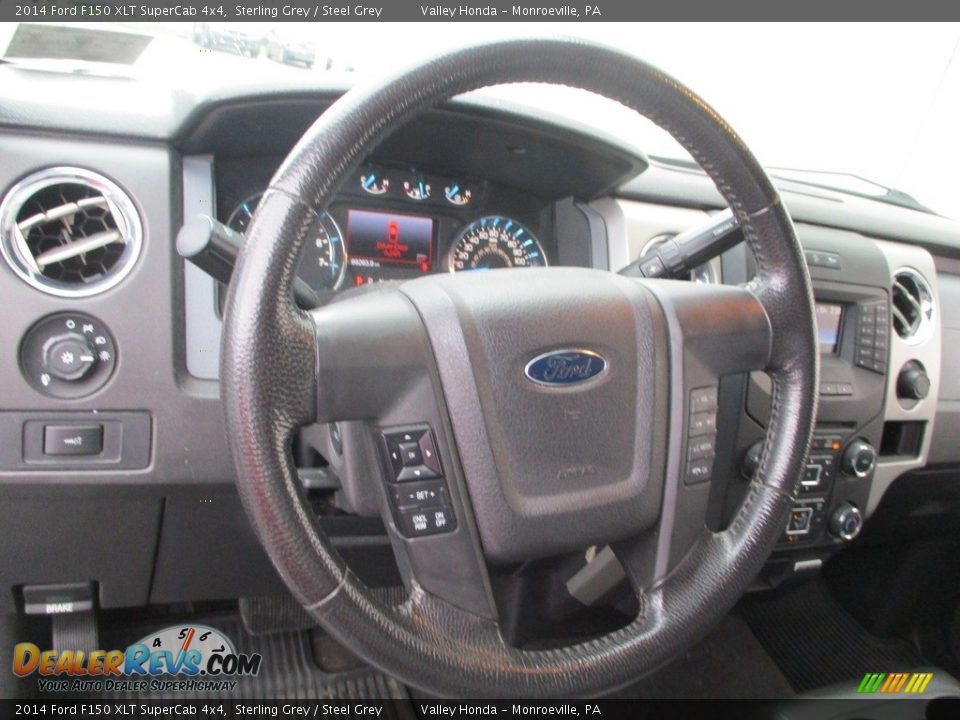 2014 Ford F150 XLT SuperCab 4x4 Sterling Grey / Steel Grey Photo #14