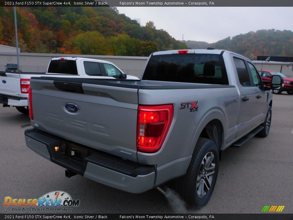 2021 Ford F150 STX SuperCrew 4x4 Iconic Silver / Black Photo #2