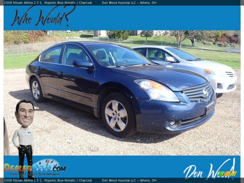 2008 Nissan Altima 2.5 S Majestic Blue Metallic / Charcoal Photo #1