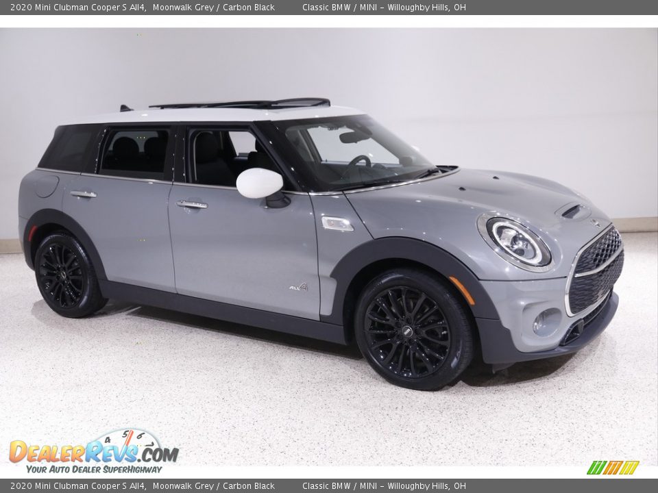 2020 Mini Clubman Cooper S All4 Moonwalk Grey / Carbon Black Photo #1