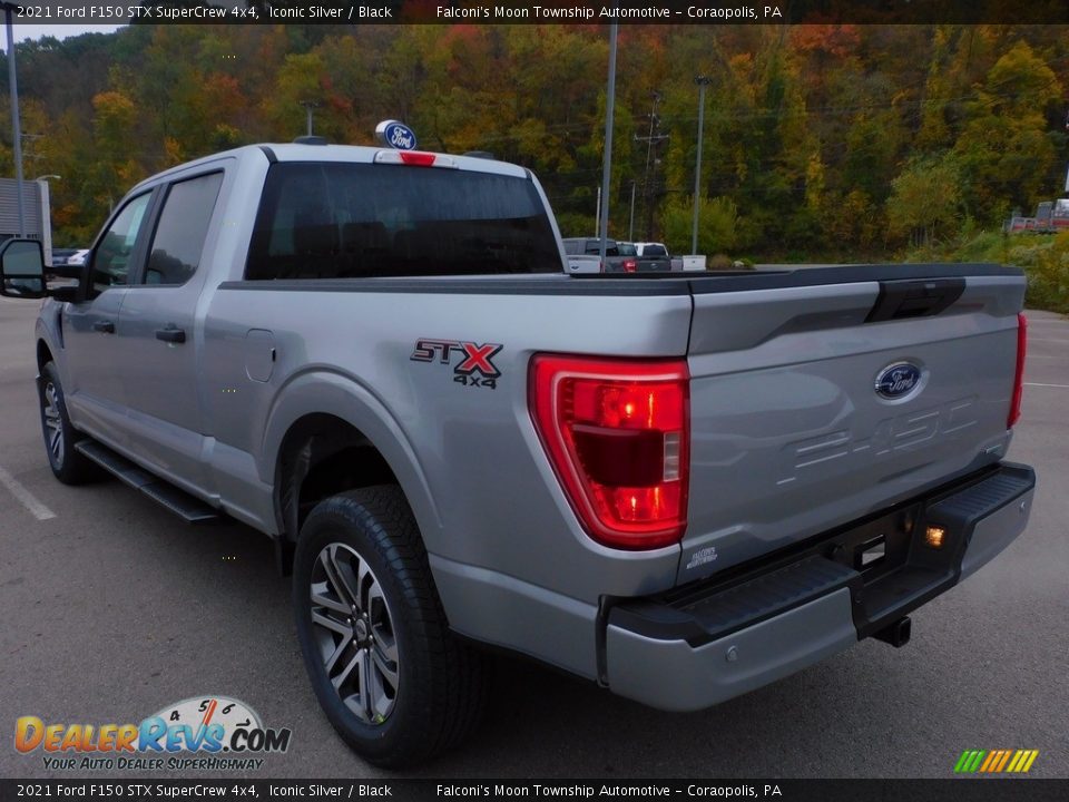 2021 Ford F150 STX SuperCrew 4x4 Iconic Silver / Black Photo #5