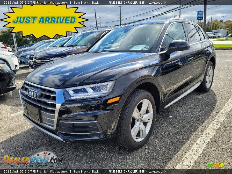 2018 Audi Q5 2.0 TFSI Premium Plus quattro Brilliant Black / Black Photo #1