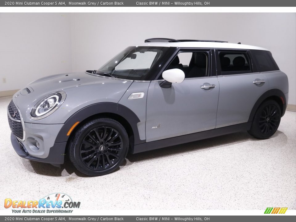 2020 Mini Clubman Cooper S All4 Moonwalk Grey / Carbon Black Photo #3