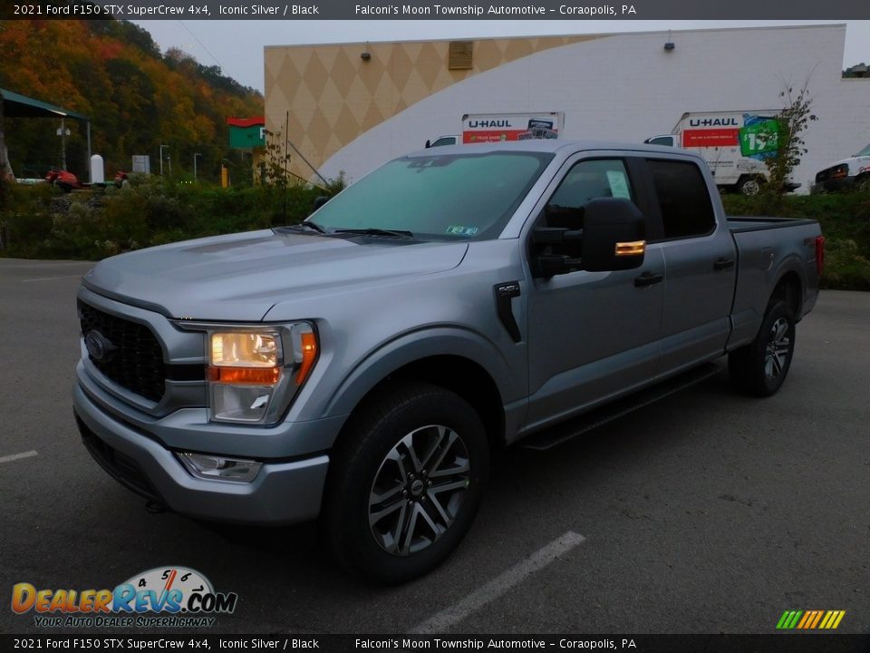 2021 Ford F150 STX SuperCrew 4x4 Iconic Silver / Black Photo #7