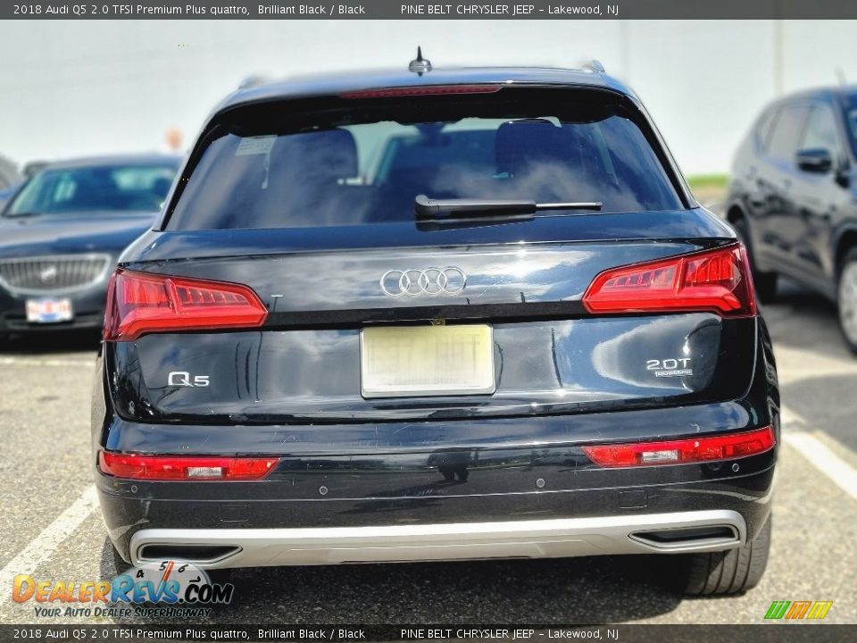 2018 Audi Q5 2.0 TFSI Premium Plus quattro Brilliant Black / Black Photo #3