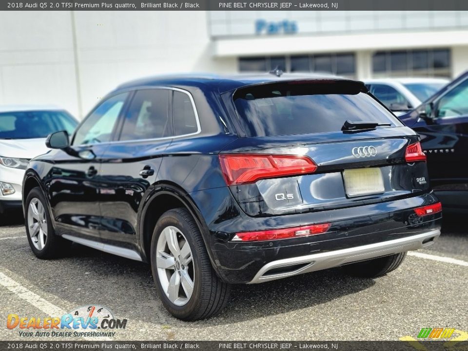 2018 Audi Q5 2.0 TFSI Premium Plus quattro Brilliant Black / Black Photo #4