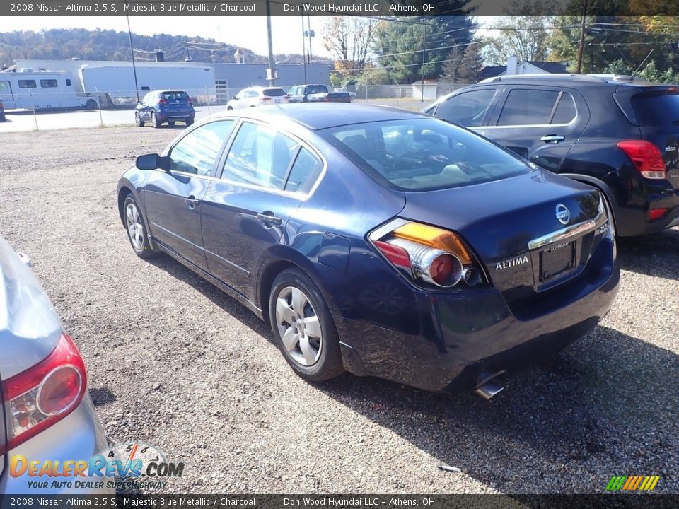 2008 Nissan Altima 2.5 S Majestic Blue Metallic / Charcoal Photo #9