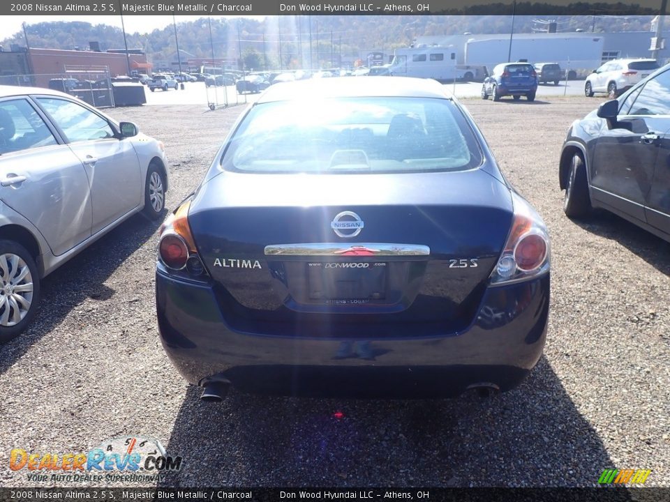 2008 Nissan Altima 2.5 S Majestic Blue Metallic / Charcoal Photo #10