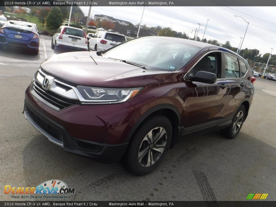 2019 Honda CR-V LX AWD Basque Red Pearl II / Gray Photo #4