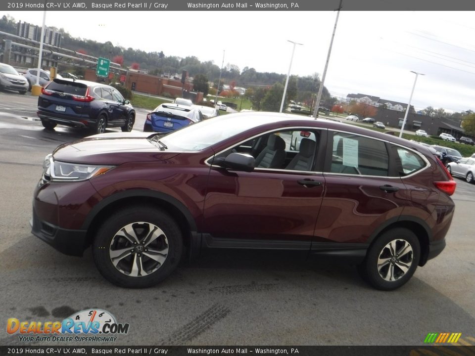 2019 Honda CR-V LX AWD Basque Red Pearl II / Gray Photo #5