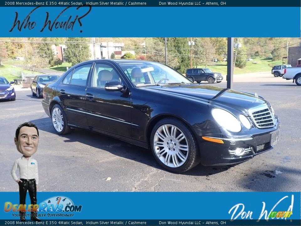 2008 Mercedes-Benz E 350 4Matic Sedan Iridium Silver Metallic / Cashmere Photo #1